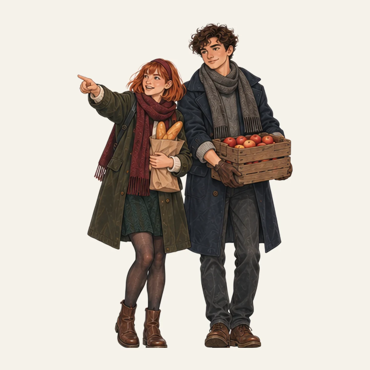 Apples for Grandma, bread for everyone.