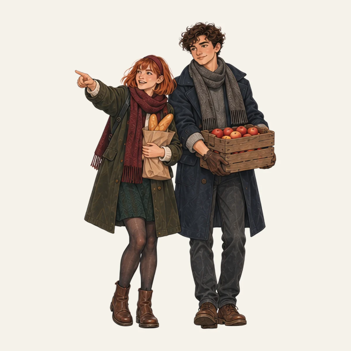 Apples for Grandma, bread for everyone.