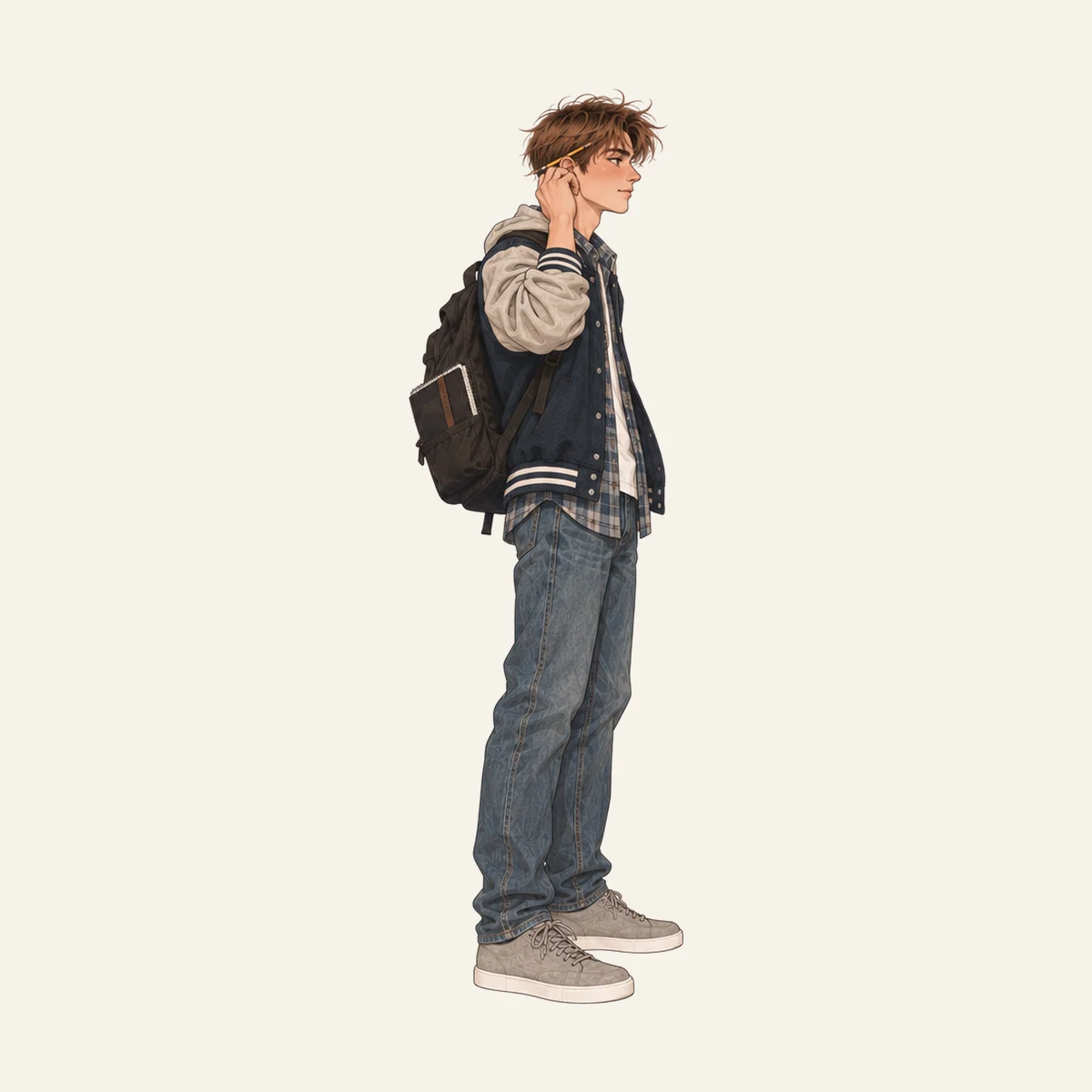 Leo: The pencil is usually somewhere