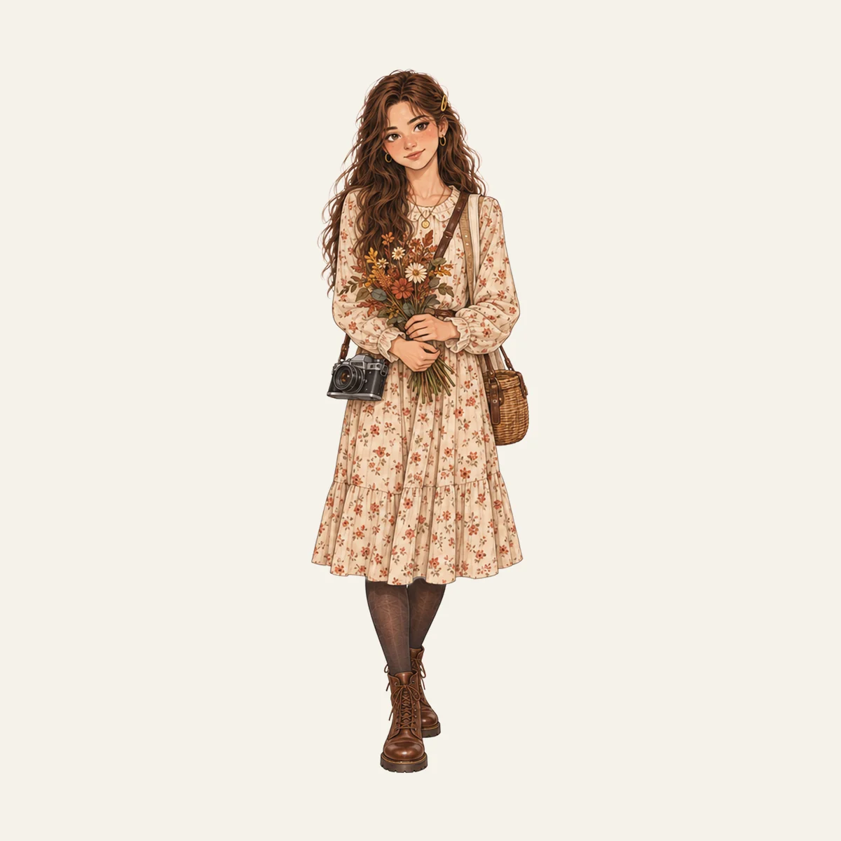 Mila: Flowers from the market, for no one in particular