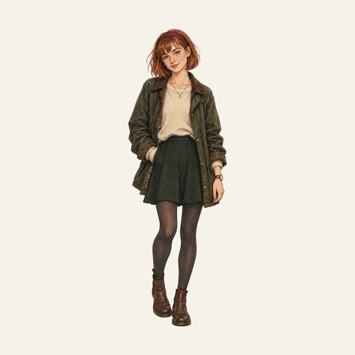 Nora: The jacket was my father's. Now it's mine.
