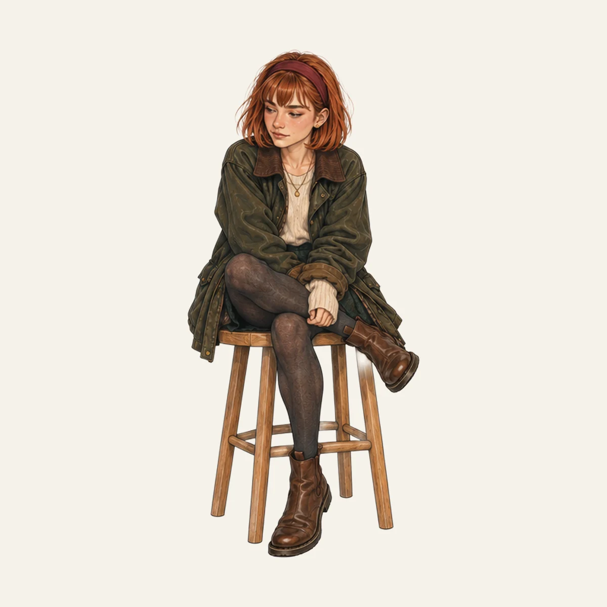 Nora: Sleeves over my hands means: not now