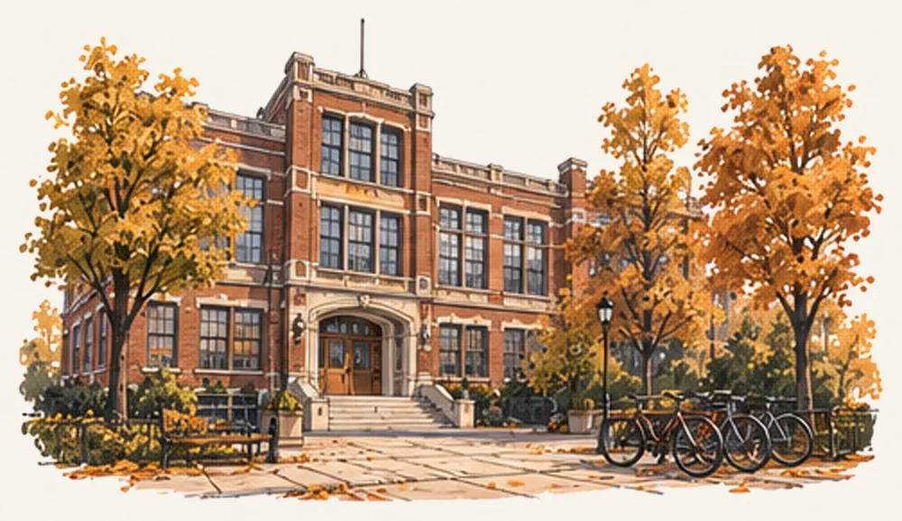 Die Schule. Zwei Cliquen, ein Schulhof.
